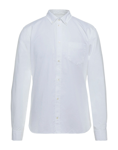 Shop Dondup Man Shirt White Size Xxl Cotton