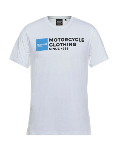 Barbour T-shirts In White