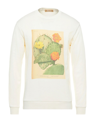 Shop Obvious Basic Sweatshirts In Ivory