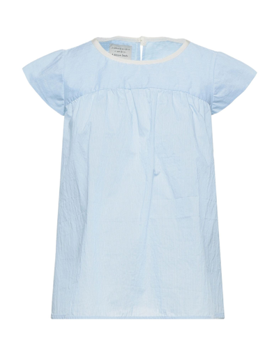 Shop Alessia Santi Blouses In Sky Blue