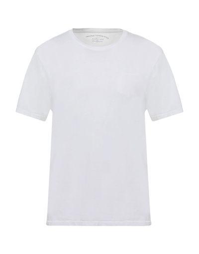 Shop Original Vintage Style Man T-shirt White Size M Cotton