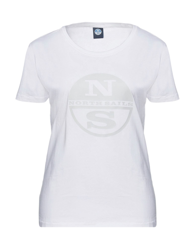 Shop North Sails Woman T-shirt White Size Xs Cotton