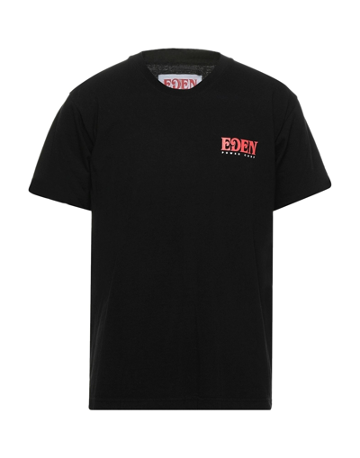 Shop Eden Power Corp Man T-shirt Black Size Xl Recycled Cotton