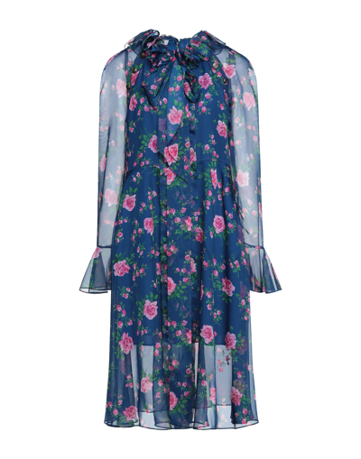Philosophy Di Lorenzo Serafini Midi Dresses In Blue