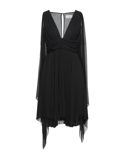 Shop Anna Molinari Woman Mini Dress Black Size 10 Polyester