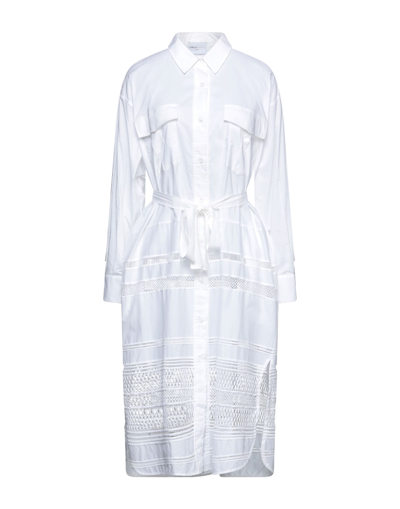 Isabelle Blanche Paris Midi Dresses In White | ModeSens