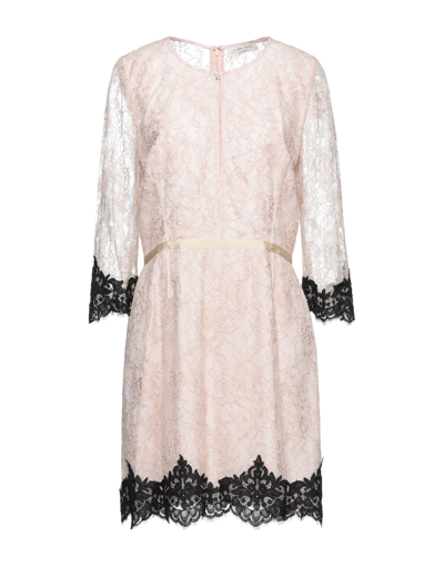 Shop Anna Molinari Woman Mini Dress Blush Size 6 Viscose, Polyamide In Pink