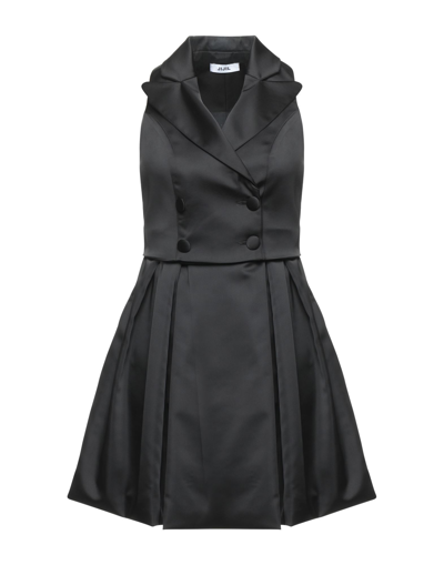 Shop Jijil Woman Mini Dress Black Size 6 Polyester, Elastane