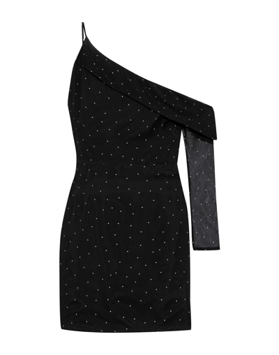 Shop Michelle Mason Short Dresses In Black