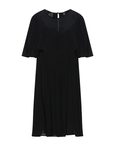 Shop Ottod'ame Woman Mini Dress Black Size 8 Acetate, Silk