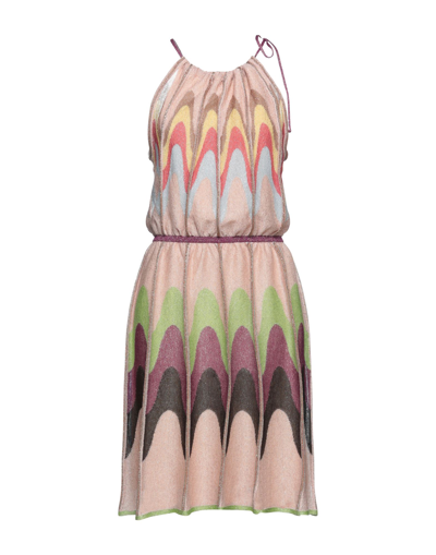 Shop M Missoni Woman Midi Dress Sand Size 2 Viscose, Polyester