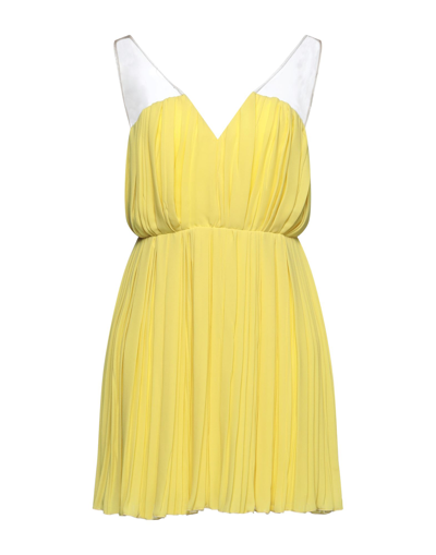 Shop Feleppa Woman Mini Dress Yellow Size 6 Polyester