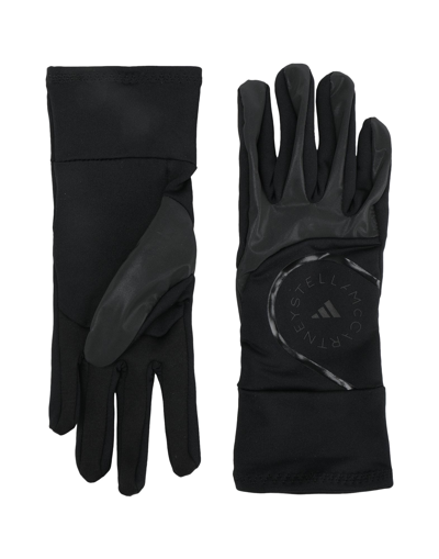 Shop Adidas By Stella Mccartney Gloves In Black