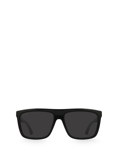 Shop Gucci Gg0748s Black Sunglasses