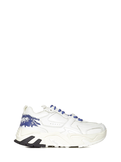 Shop Marcelo Burlon County Of Milan C-run 3000 Sneakers In White