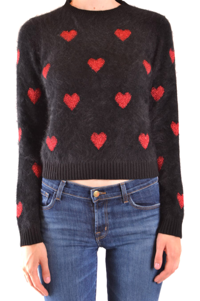 Shop Red Valentino Sweaters In Black