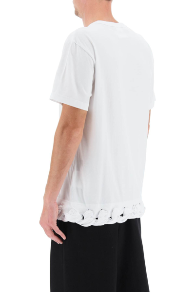 Shop Comme Des Garçons Homme Deux T-shirt With Knots In White