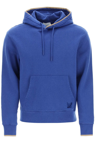 Shop Maison Kitsuné Mk Hoodie In Blue,brown