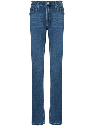 Shop Paige Lennox Slim-cut Jeans In Blau