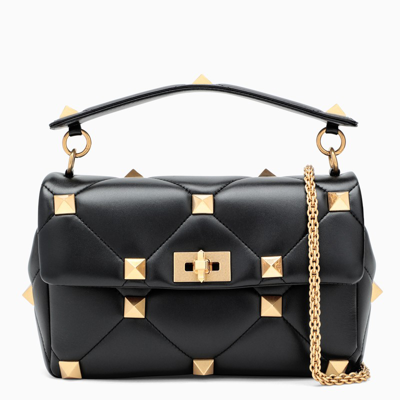 Shop Valentino Black Cross-body Bag With All-over Studs