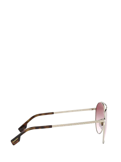 Shop Burberry Sunglasses In Pale Gold