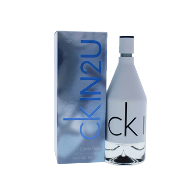 Calvin Klein 卡尔文·克莱 因为你男士淡香水IN2U EDT 150ml/100ml 清新舒缓 干净简洁 男士香水