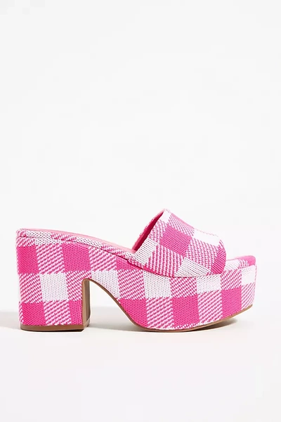 Shop Larroude Larroudé Miso Platform Sandals In Pink