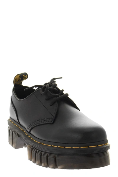 Shop Dr. Martens' Dr. Martens Audrick - Leather Platform Shoe In Black