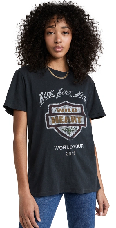 Anine Bing Lili T-shirt Tour-print In Black | ModeSens