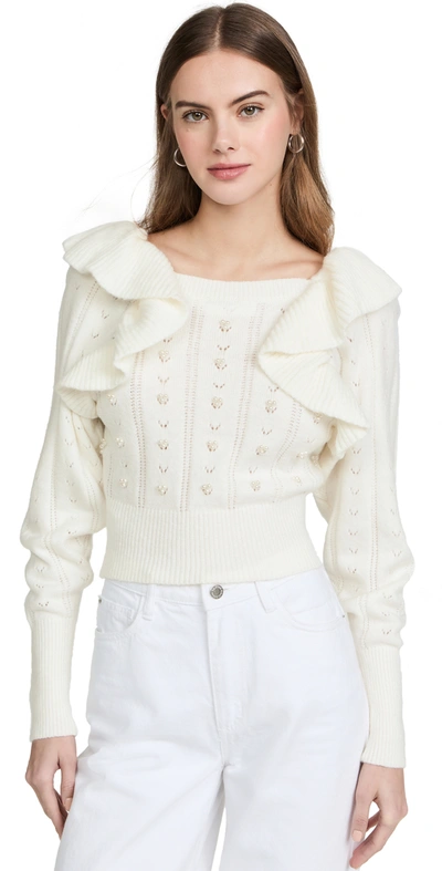 Shop Astr Cabot Sweater Off White