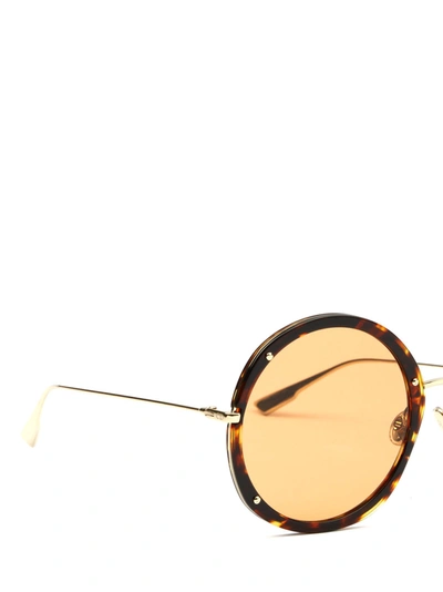 Shop Dior Eyewear Sunglasses In Yellow Havana