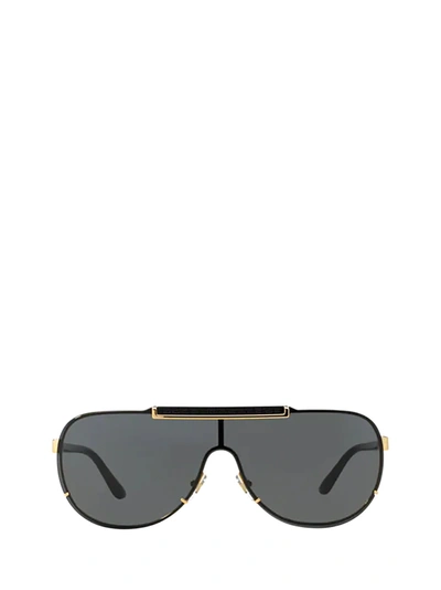 Shop Versace Eyewear Sunglasses In Gold