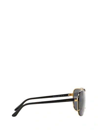 Shop Versace Eyewear Sunglasses In Gold