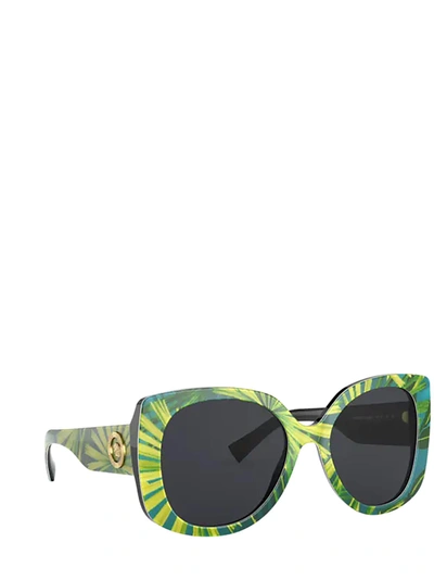 Shop Versace Eyewear Sunglasses In Print Palms