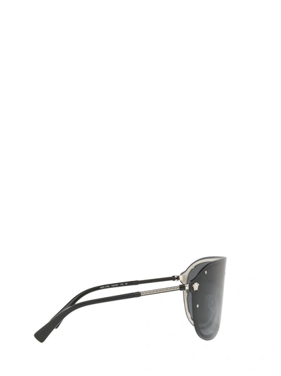 Versace #frenergy Visor Sunglasses In Black | ModeSens