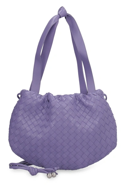 Shop Bottega Veneta The Small Bulb Tote Bag In Purple