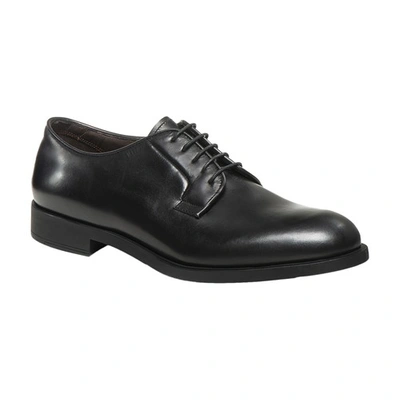 Shop Fratelli Rossetti Leather Lace-up In Black
