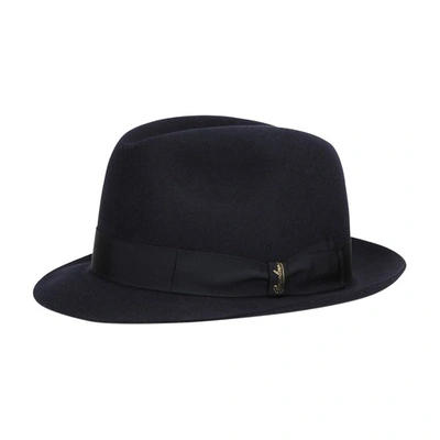 Borsalino Marengo Felt Hat In Blue | ModeSens