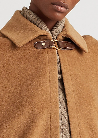 Lauren Ralph Lauren Wool Blend Cape Coat In New Vicuna | ModeSens