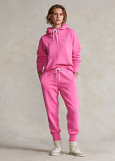 Ralph Lauren Pink Pony Fleece Sweatpant In Peony | ModeSens
