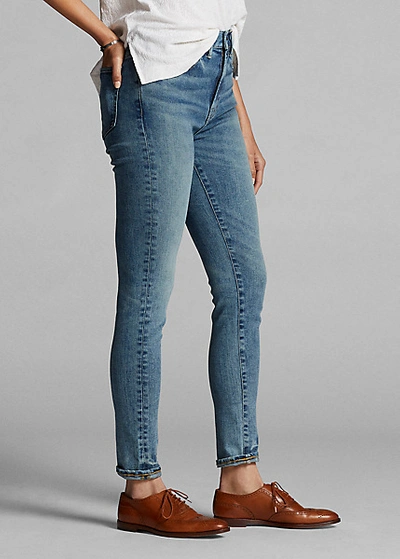 Double Rl Stretch High Skinny Fit Jean In Staci Wash