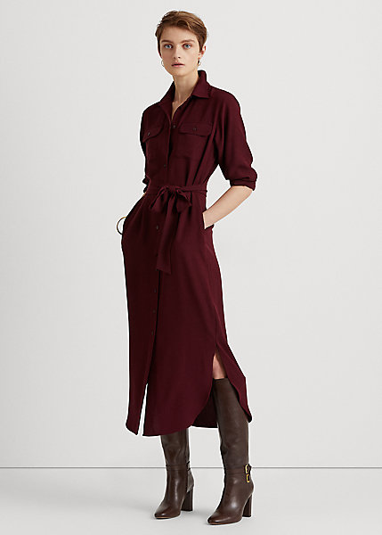 lauren georgette shirtdress