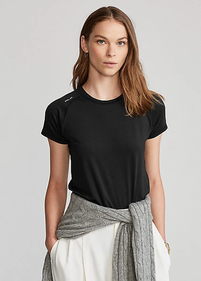Shop Ralph Lauren Performance Jersey Short-sleeve Tee In Polo Black