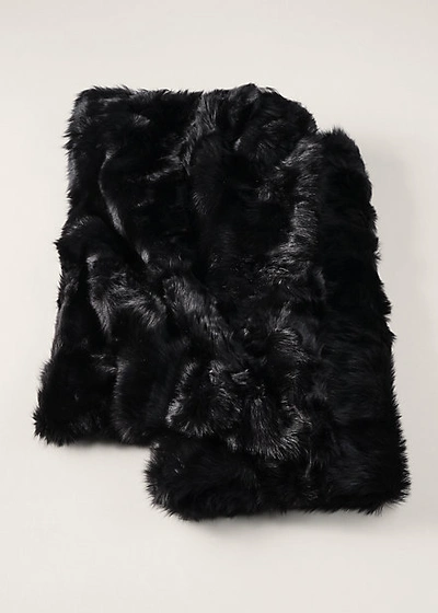 Shop Ralph Lauren Brighton Throw Blanket In Black
