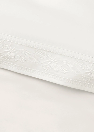 Shop Ralph Lauren Katrine Percale Sheeting In White