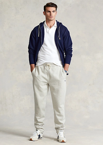 Polo Ralph Lauren Fleece Full Zip Hoodie In Cruise Navy