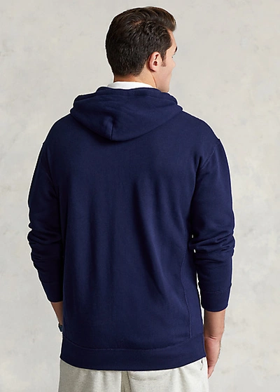 Polo Ralph Lauren Fleece Full Zip Hoodie In Cruise Navy