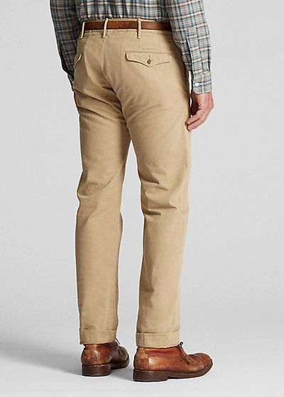 Shop Double Rl Officer Chino Pant In New Military Khaki