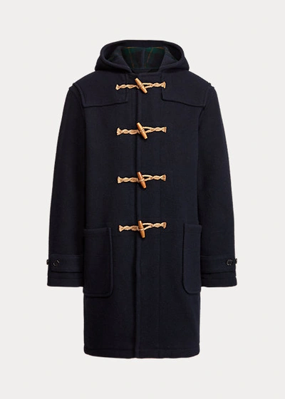 Polo Double-faced Wool Duffel Coat In Collection Navy
