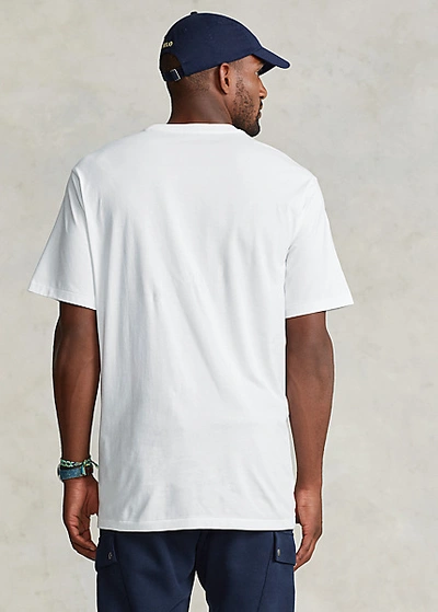 Shop Polo Ralph Lauren Polo Sport Jersey T-shirt In White